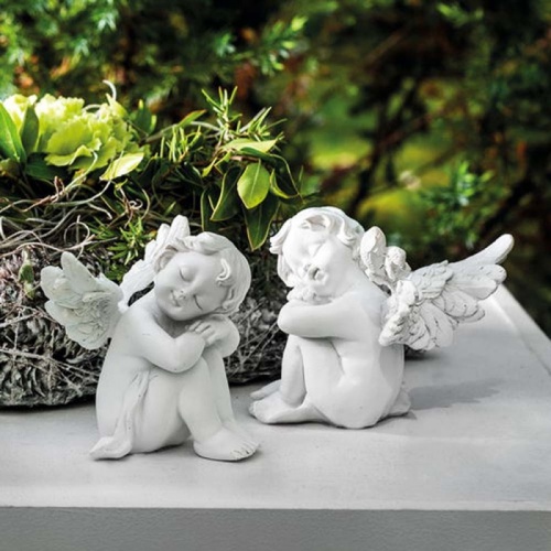 Napping Angel Memorial Statues